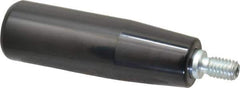 Value Collection - 3/8-16 Threaded Stem, Revolving Handwheel & Machine Handle - Phenolic Cylindrical Handle, 0.63" Long Steel Stem, 3.54" Handle Length, 4.27" OAL - USA Tool & Supply