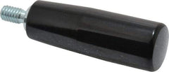 Value Collection - 5/16-18 Threaded Stem, Revolving Handwheel & Machine Handle - Technopolymer Cylindrical Handle, 0.55" Long Steel Stem, 2.56" Handle Length, 3.21" OAL - USA Tool & Supply