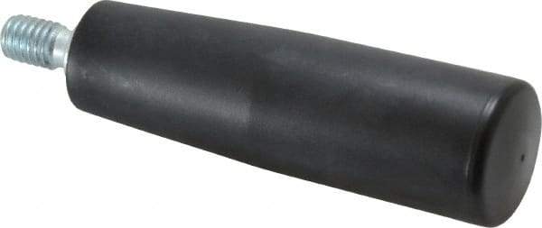 Value Collection - 3/8-16 Threaded Stem, Revolving Handwheel & Machine Handle - Technopolymer Cylindrical Handle, 0.63" Long Steel Stem, 3.54" Handle Length, 4.27" OAL - USA Tool & Supply