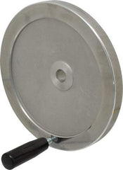 Value Collection - 9.84" Diam, Aluminum Handwheel with Handle - 1.89" Hub Diam - USA Tool & Supply