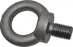 Value Collection - Steel, M30x3.50 Thread, Fixed Lifting Eye Bolt - Fully Threaded, 45mm Shank, 45mm Thread Length, Shoulder - USA Tool & Supply