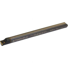 Tool-Flo - 0.3" Min Bore Diam, 4" OAL, 1/4" Shank Diam, FSBI Indexable Boring Bar - TDAB/TDCG Insert, Screw Holding Method - USA Tool & Supply
