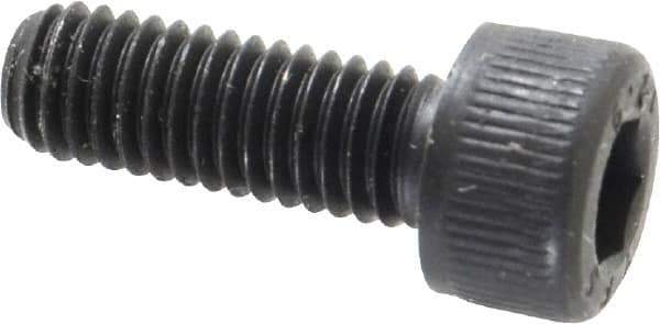Value Collection - M5x0.80 Metric Coarse Hex Socket Drive, Socket Cap Screw - Grade 12.9 Alloy Steel, Black Oxide Finish, Fully Threaded, 14mm Length Under Head - USA Tool & Supply
