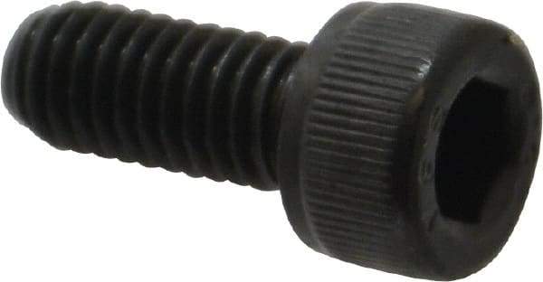 Value Collection - M6x1.00 Metric Coarse Hex Socket Drive, Socket Cap Screw - Grade 12.9 Alloy Steel, Black Oxide Finish, Fully Threaded, 14mm Length Under Head - USA Tool & Supply