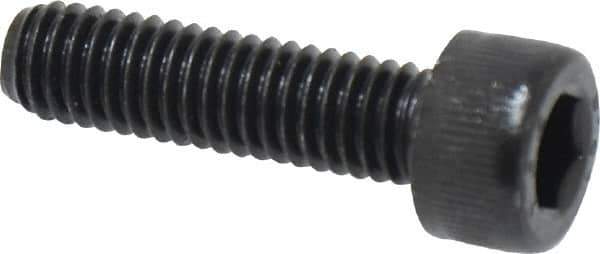 Value Collection - M6x1.00 Metric Coarse Hex Socket Drive, Socket Cap Screw - Grade 12.9 Alloy Steel, Black Oxide Finish, Fully Threaded, 22mm Length Under Head - USA Tool & Supply