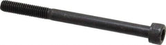 Value Collection - M6x1.00 Metric Coarse Hex Socket Drive, Socket Cap Screw - Grade 12.9 Alloy Steel, Black Oxide Finish, Partially Threaded, 75mm Length Under Head - USA Tool & Supply