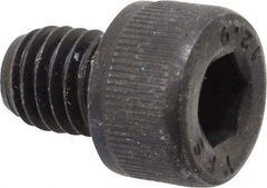 Value Collection - M8x1.25 Metric Coarse Hex Socket Drive, Socket Cap Screw - Grade 12.9 Alloy Steel, Black Oxide Finish, Fully Threaded, 10mm Length Under Head - USA Tool & Supply