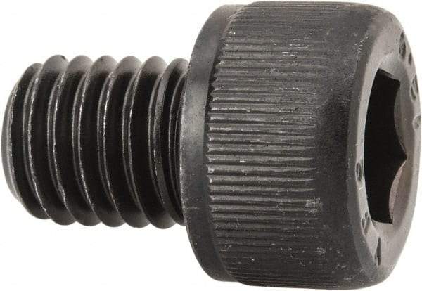 Value Collection - M10x1.50 Metric Coarse Hex Socket Drive, Socket Cap Screw - Grade 12.9 Alloy Steel, Black Oxide Finish, Fully Threaded, 12mm Length Under Head - USA Tool & Supply