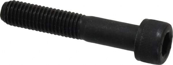 Value Collection - M10x1.50 Metric Coarse Hex Socket Drive, Socket Cap Screw - Grade 12.9 Alloy Steel, Black Oxide Finish, Partially Threaded, 55mm Length Under Head - USA Tool & Supply