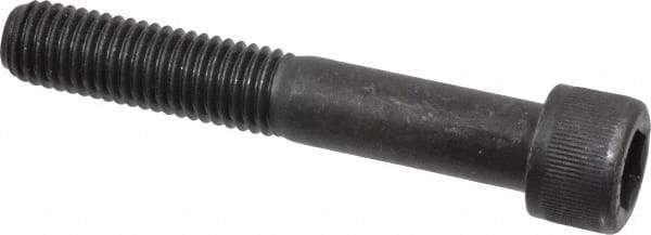 Value Collection - M12x1.75 Metric Coarse Hex Socket Drive, Socket Cap Screw - Grade 12.9 Alloy Steel, Black Oxide Finish, Partially Threaded, 75mm Length Under Head - USA Tool & Supply