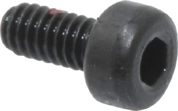 Value Collection - M2x0.40 Metric Coarse Hex Socket Drive, Socket Cap Screw - Grade 12.9 Alloy Steel, Black Oxide Finish, Fully Threaded, 4mm Length Under Head - USA Tool & Supply