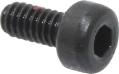 Value Collection - M2x0.40 Metric Coarse Hex Socket Drive, Socket Cap Screw - Grade 12.9 Alloy Steel, Black Oxide Finish, Fully Threaded, 4mm Length Under Head - USA Tool & Supply