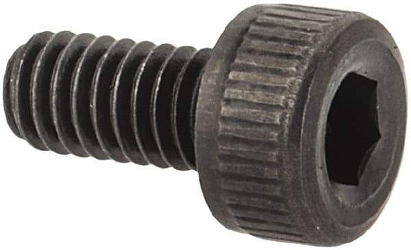 Value Collection - M2.5x0.45 Metric Coarse Hex Socket Drive, Socket Cap Screw - Grade 12.9 Alloy Steel, Black Oxide Finish, Fully Threaded, 5mm Length Under Head - USA Tool & Supply