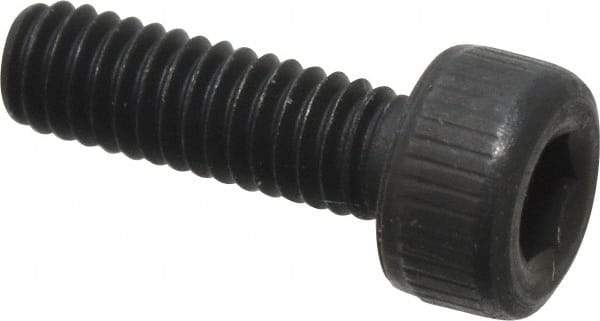 Value Collection - M2.5x0.45 Metric Coarse Hex Socket Drive, Socket Cap Screw - Grade 12.9 Alloy Steel, Black Oxide Finish, Fully Threaded, 8mm Length Under Head - USA Tool & Supply