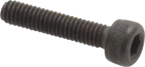 Value Collection - M2.5x0.45 Metric Coarse Hex Socket Drive, Socket Cap Screw - Grade 12.9 Alloy Steel, Black Oxide Finish, Fully Threaded, 12mm Length Under Head - USA Tool & Supply