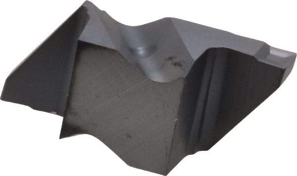 Kennametal - 2062NG K Grade KC5010, 1.58mm Cutting Width Carbide Grooving Insert - 2.79mm Max Depth of Cut, Right Hand, 0.19mm Corner Radius, TiAlN Finish - USA Tool & Supply