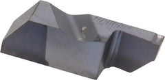 Kennametal - 3094NGD K Grade KC5025, 2.39mm Cutting Width Carbide Grooving Insert - 6.35mm Max Depth of Cut, Right Hand, 0.19mm Corner Radius, TiAlN Finish - USA Tool & Supply