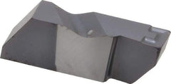 Kennametal - 3189NGD K Grade KC5025, 4.8mm Cutting Width Carbide Grooving Insert - 6.35mm Max Depth of Cut, Right Hand, 0.57mm Corner Radius, TiAlN Finish - USA Tool & Supply