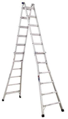 Werner - 26' High, Type IA Rating, Aluminum Extension Ladder - 300 Lb Capacity, 26' Working Length - USA Tool & Supply