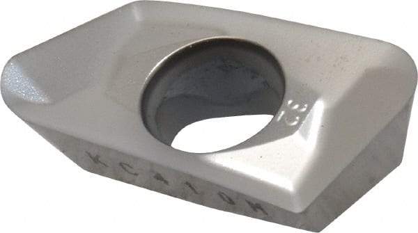 Kennametal - EC1832 LD Grade KC410M Carbide Milling Insert - TiB2 Finish, 0.217" Thick, 3.2mm Corner Radius - USA Tool & Supply