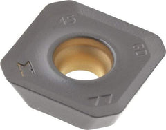 Kennametal - SEPT13T3 GD Grade KCPK30 Carbide Milling Insert - TiN/TiCN/Al2O3 Finish, 5/32" Thick, 0.528" Inscribed Circle, 1.5mm Corner Radius - USA Tool & Supply