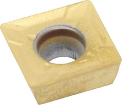 Kennametal - SDCT43 LD2 Grade KC725M Carbide Milling Insert - TiN/TiCN/TiN Finish, 3/16" Thick, 1/2" Inscribed Circle, 0.8mm Corner Radius - USA Tool & Supply
