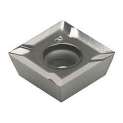 Kennametal - SDCT431 LE Grade KC410M Carbide Milling Insert - TiB2 Finish, 3/16" Thick, 1/2" Inscribed Circle, 0.4mm Corner Radius - USA Tool & Supply
