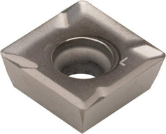 Kennametal - SDCT43 LE Grade KC410M Carbide Milling Insert - TiB2 Finish, 3/16" Thick, 1/2" Inscribed Circle, 0.8mm Corner Radius - USA Tool & Supply