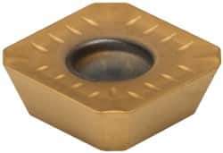 Kennametal - SEKT443 GP2 Grade KC725M Carbide Milling Insert - TiN/TiCN/TiN Finish, 3/16" Thick, 14mm Inscribed Circle, 1mm Corner Radius - USA Tool & Supply