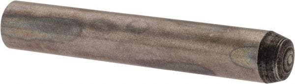 Value Collection - 4mm Diam x 25mm Pin Length Alloy Steel Standard Dowel Pin - C 58-62 Hardness, 5,930 Lb Breaking Strength, 1 Rounded End - USA Tool & Supply