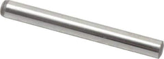 Value Collection - 5mm Diam x 45mm Pin Length Alloy Steel Standard Dowel Pin - C 58-62 Hardness, 9,270 Lb Breaking Strength, 1 Rounded End - USA Tool & Supply