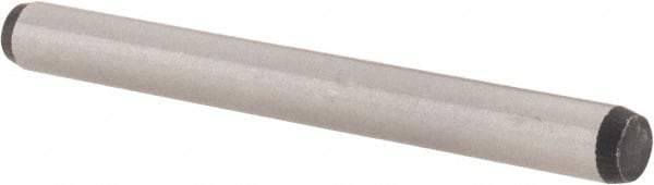 Value Collection - 5mm Diam x 50mm Pin Length Alloy Steel Standard Dowel Pin - C 58-62 Hardness, 9,270 Lb Breaking Strength, 1 Rounded End - USA Tool & Supply