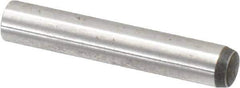 Value Collection - 6mm Diam x 35mm Pin Length Alloy Steel Standard Dowel Pin - C 58-62 Hardness, 13,300 Lb Breaking Strength, 1 Rounded End - USA Tool & Supply