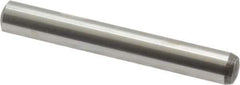 Value Collection - 6mm Diam x 45mm Pin Length Alloy Steel Standard Dowel Pin - C 58-62 Hardness, 13,300 Lb Breaking Strength, 1 Rounded End - USA Tool & Supply