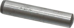 Value Collection - 8mm Diam x 40mm Pin Length Alloy Steel Standard Dowel Pin - C 58-62 Hardness, 23,700 Lb Breaking Strength, 1 Rounded End - USA Tool & Supply