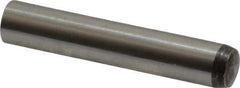 Value Collection - 8mm Diam x 45mm Pin Length Alloy Steel Standard Dowel Pin - C 58-62 Hardness, 23,700 Lb Breaking Strength, 1 Rounded End - USA Tool & Supply