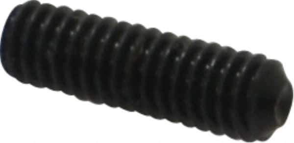 Value Collection - #4-48 UNF, 3/8" OAL, Cup Point Set Screw - Alloy Steel, 0.05" Key - USA Tool & Supply