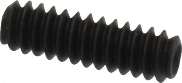 Value Collection - #6-32 UNC, 7/16" OAL, Cup Point Set Screw - Alloy Steel, 1/16" Key - USA Tool & Supply
