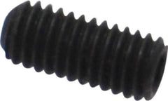 Value Collection - #10-32 UNF, 7/16" OAL, Cup Point Set Screw - Alloy Steel, 3/32" Key - USA Tool & Supply