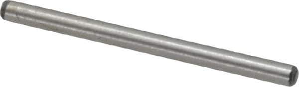 Value Collection - 1/16" Diam x 7/8" Pin Length Alloy Steel Standard Dowel Pin - C 50-58 Hardness, 800 Lb Breaking Strength, 1 Beveled & 1 Rounded End - USA Tool & Supply