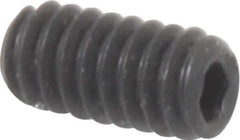 Value Collection - M2.0x0.40 Metric Coarse, 4mm OAL, Cup Point Set Screw - Grade 14.9 (45H) Alloy Steel, 0.9mm Key - USA Tool & Supply