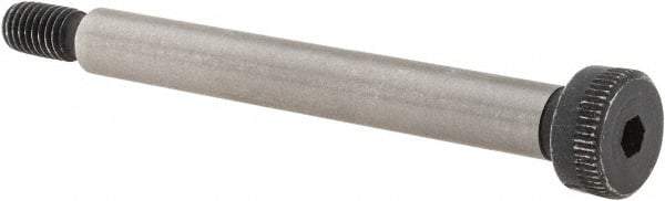 Value Collection - 6mm Shoulder Diam x 50mm Shoulder Length, M5x0.8 Metric Coarse, Hex Socket Shoulder Screw - 12.9 Alloy Steel, Uncoated, 4.32 to 4.5mm Head Height x 9.78 to 10mm Head Diam - USA Tool & Supply