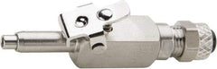 Parker - 1/4" OD, Grade 316Stainless Steel Shutoff Type Insert - 150 Max Working psi, Comp x Comp Ends - USA Tool & Supply