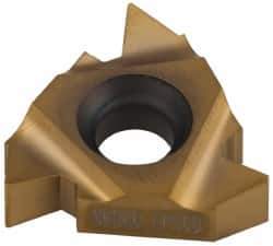 Seco - 22NR Internal Right Hand 7-5 Partial Profile 60° Laydown Threading Insert - Grade CP500, TiAlN/TiN Coated Carbide - USA Tool & Supply