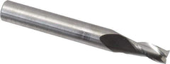 RobbJack - 3/16", 3/8" LOC, 1/4" Shank Diam, 2" OAL, 3 Flute, Solid Carbide Square End Mill - Single End, Uncoated, Spiral Flute, 30° Helix, Centercutting, Right Hand Cut, Right Hand Flute, Series C8-301 - USA Tool & Supply