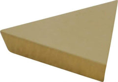 Kennametal - TPG320.5 Grade KC730 Carbide Turning Insert - TiN Finish, 60° Triangle, 3/8" Inscr Circle, 1/8" Thick, 0.008" Corner Radius - USA Tool & Supply