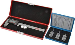 SPI - 6" OAL, Accurate up to 0.001", Caliper O-Ring Groove Gage - 3 Pieces - USA Tool & Supply