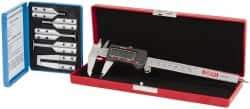 SPI - 6" OAL, Accurate up to 0.001", Caliper O-Ring Groove Gage - 5 Pieces - USA Tool & Supply