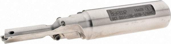Iscar - 0.303 to 0.353" Diam, 1" Max Depth, 5/8" Shank Diam, 3.69" OAL, Replaceable Tip Drill - AOMT, IDI-SG, IDI-SK Insert, DCT Toolholder, Series ChamDrill - USA Tool & Supply