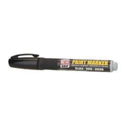 Super Met-Al - Black Paint Marker - Oil Based Paint - USA Tool & Supply